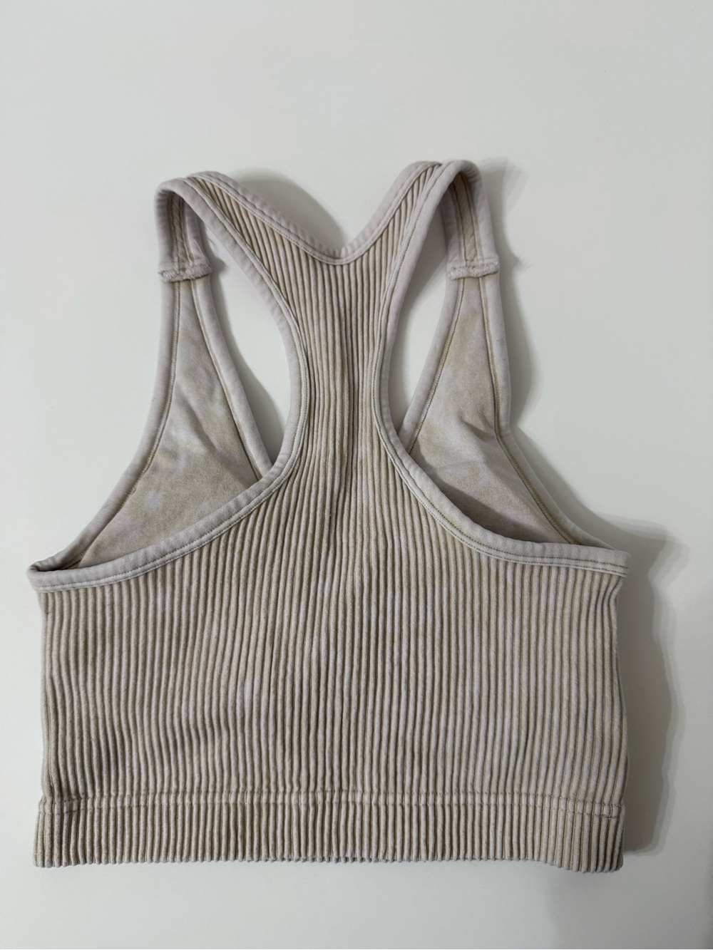 Zenana Ribbed Brami - Padded, Cropped, and Racerback. Lg/Xlg, sizes 38A to 40DD - Picture 2 of 4